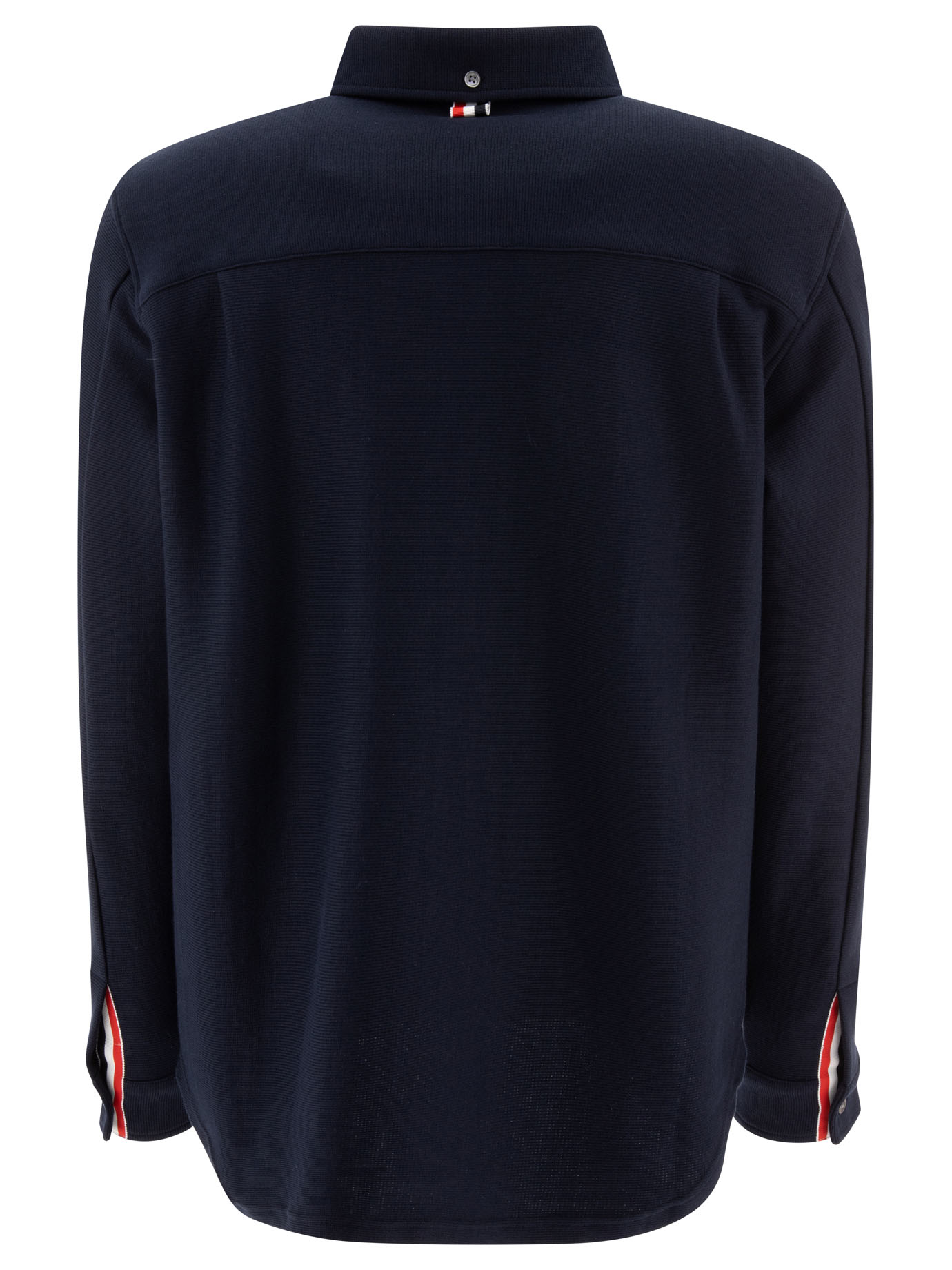 THOM BROWNE Double-face knit overshirt